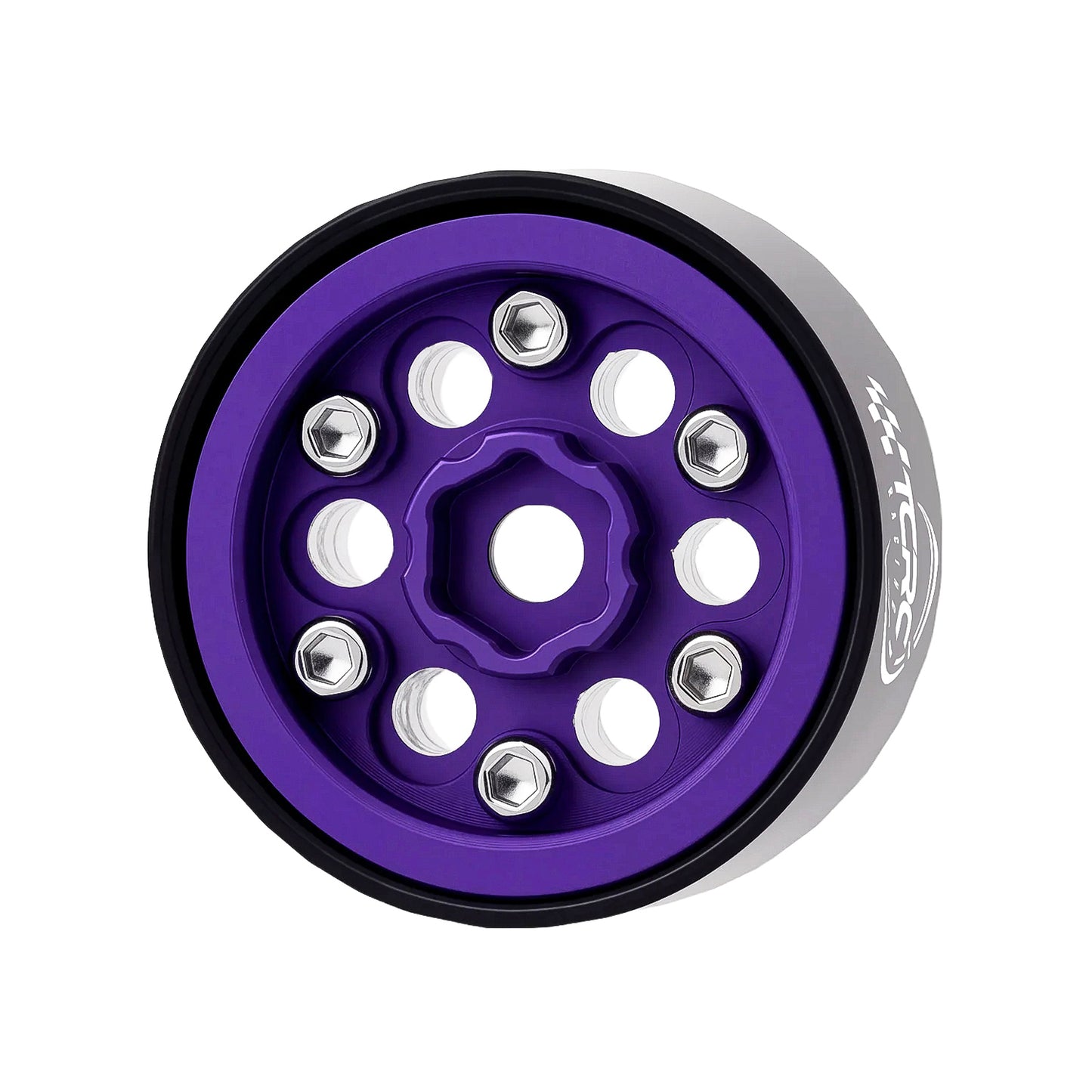 TCRC Deep Dish Aluminum 0.7” Beadlock Wheels Hubs for 1/30 Axial SCX30 1/32 Redcat Ascent-32