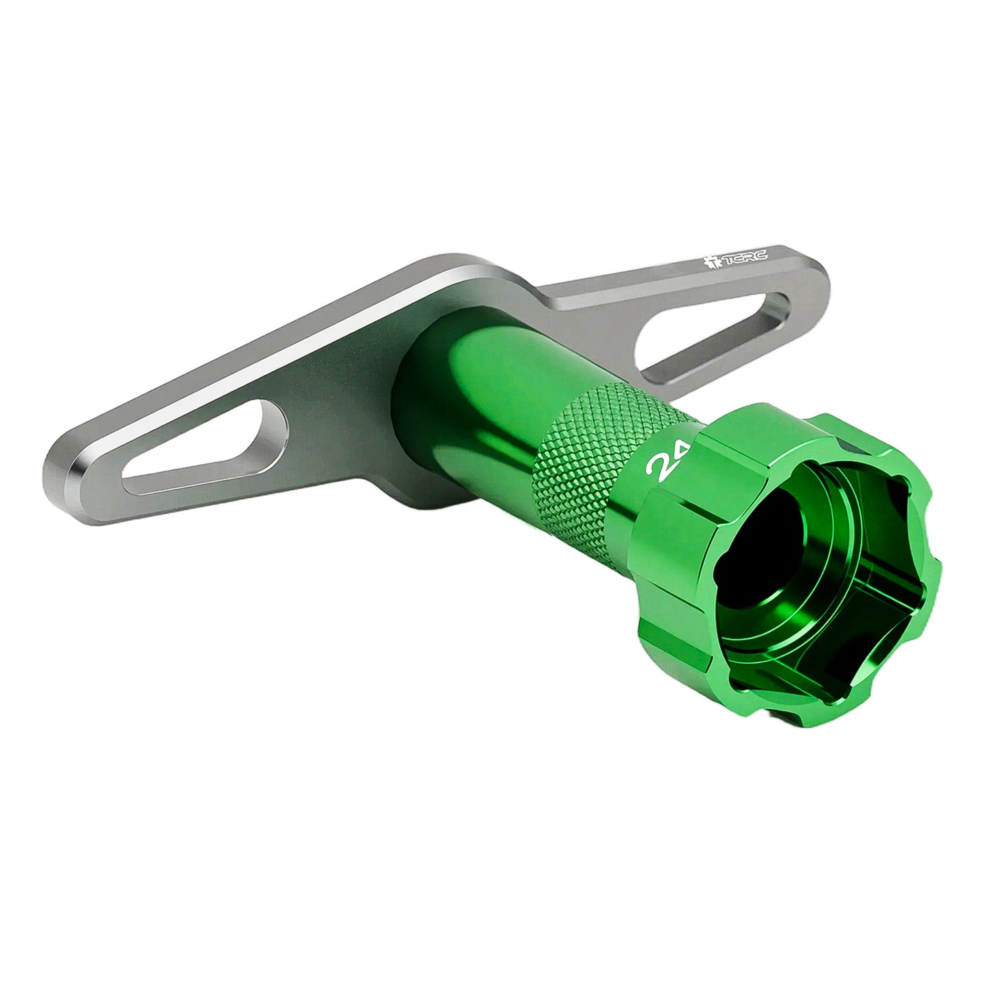 TCRC 24mm Wheel Hex Nut Socket Sleeve Wrench RC Spanner Repair Tool with Lightning bolt-shaped Design For 1/5 scale RC Monster Truck Buggy Car