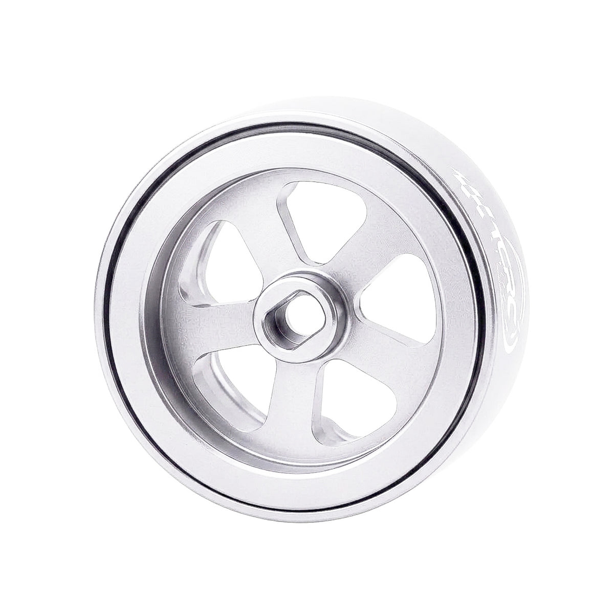 TCRC Deep Dish Grade 5 Titanium Wheel Face Aluminum 0.7inch Beadlock Wheels Hubs for 1/30 Axial SCX30