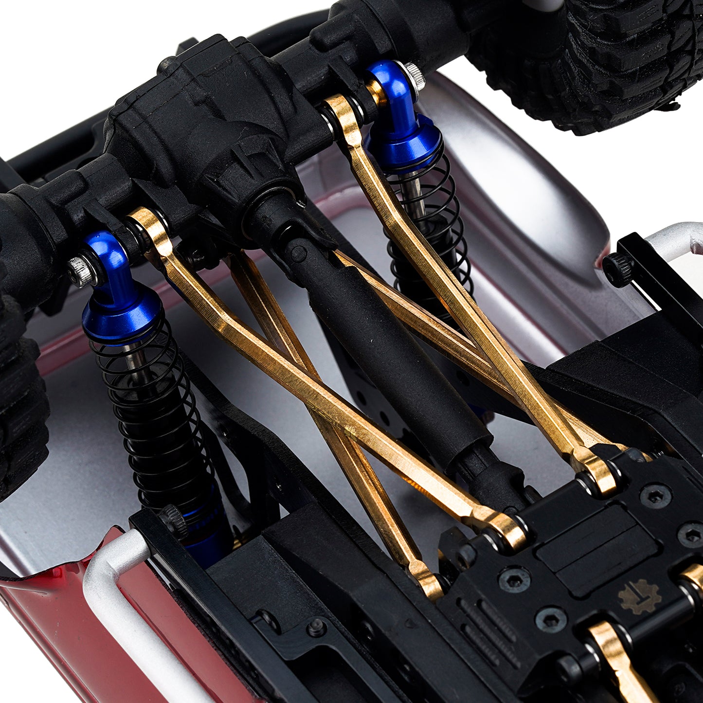 TCRC Brass High Clearance Chassis Links set for Redcat Ascent-18