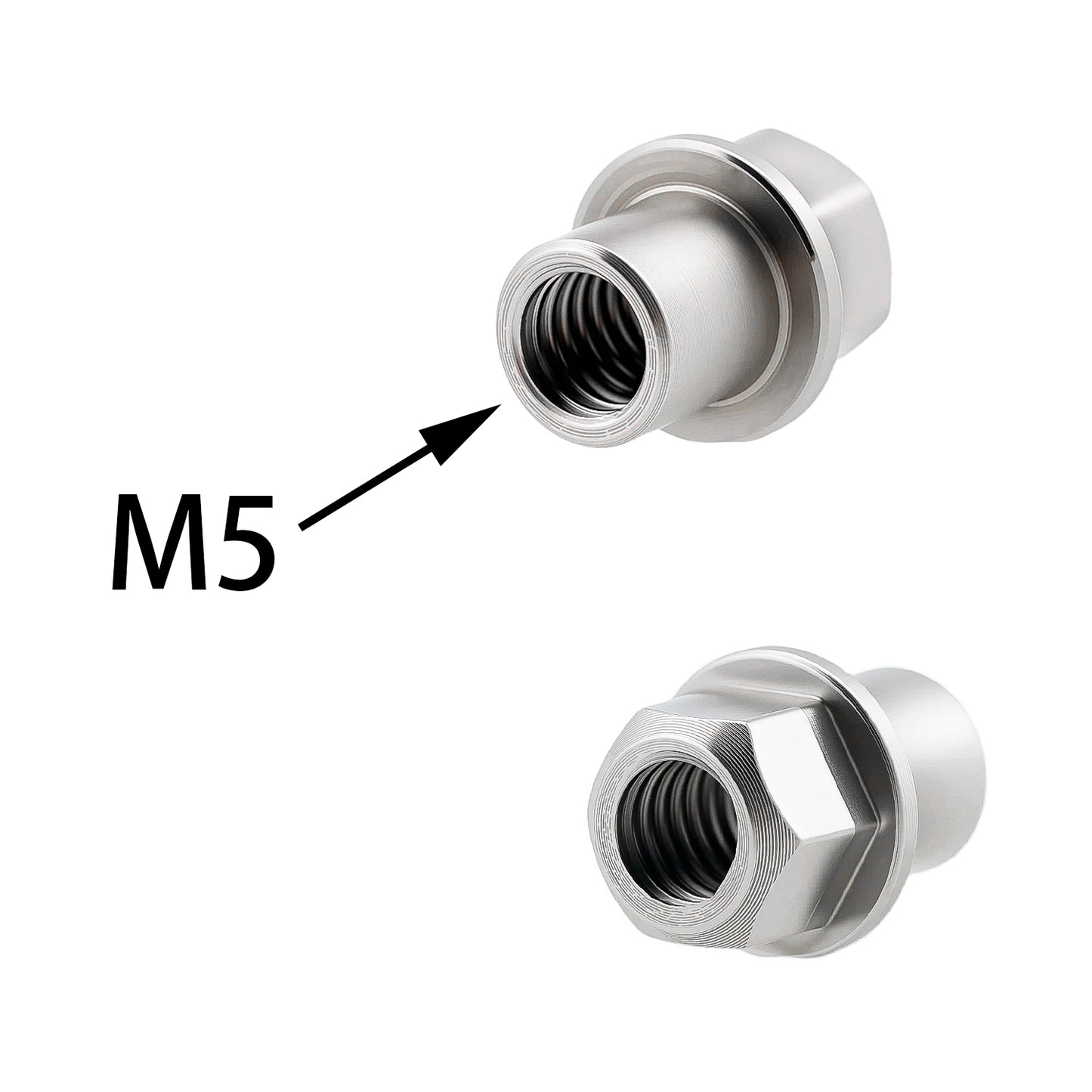TCRC 4PCS Aluminum 12mm Wheel Hex Hubs 8MM Extension Adapters for Axial 1/8 AXP8 Gilamon Trail Buggy