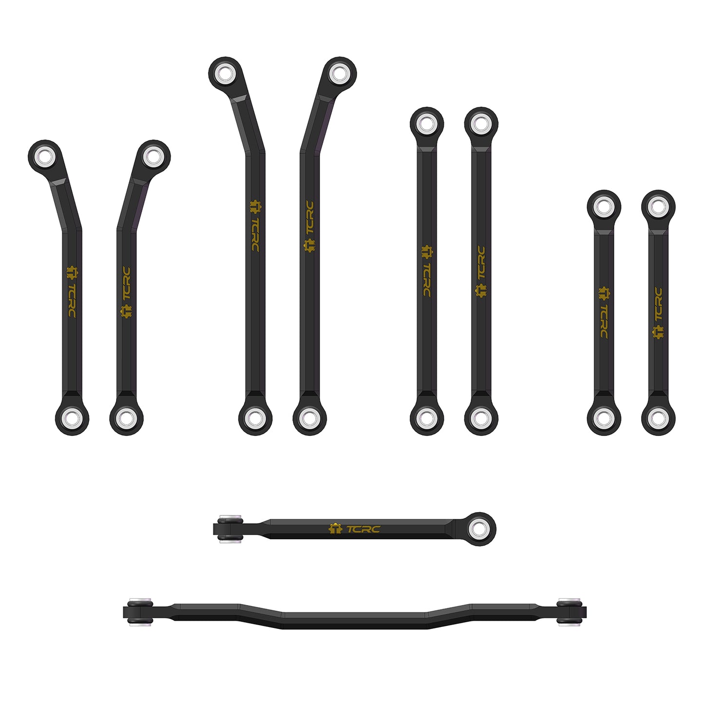 TCRC 10PCS Brass High Clearance Chassis Links and Steering Links set for HPI Venture18