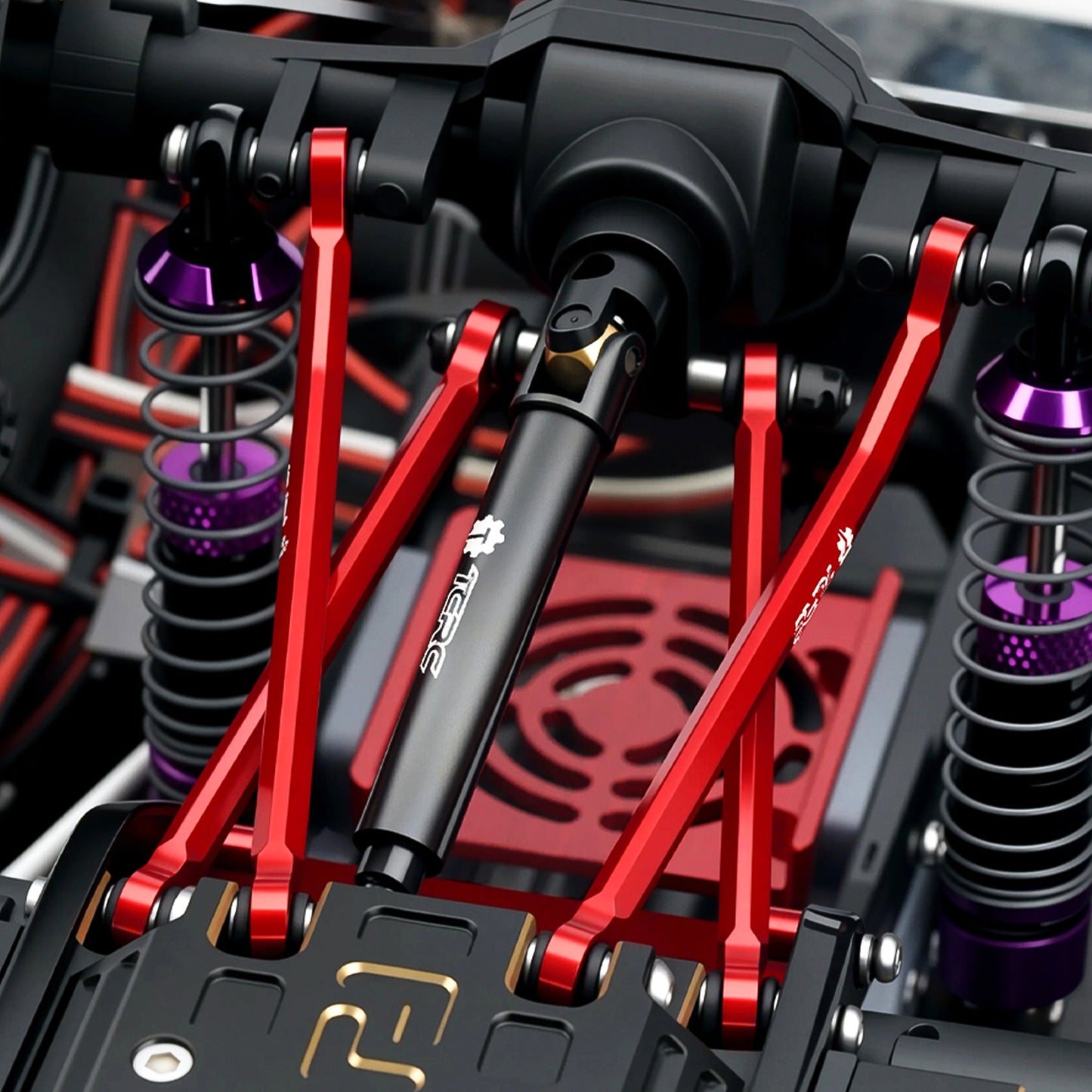 TCRC 2PCS Hard Alloy Steel 4140 Chromoly Drive Shafts with D Shaped Hole for HPI Venture18