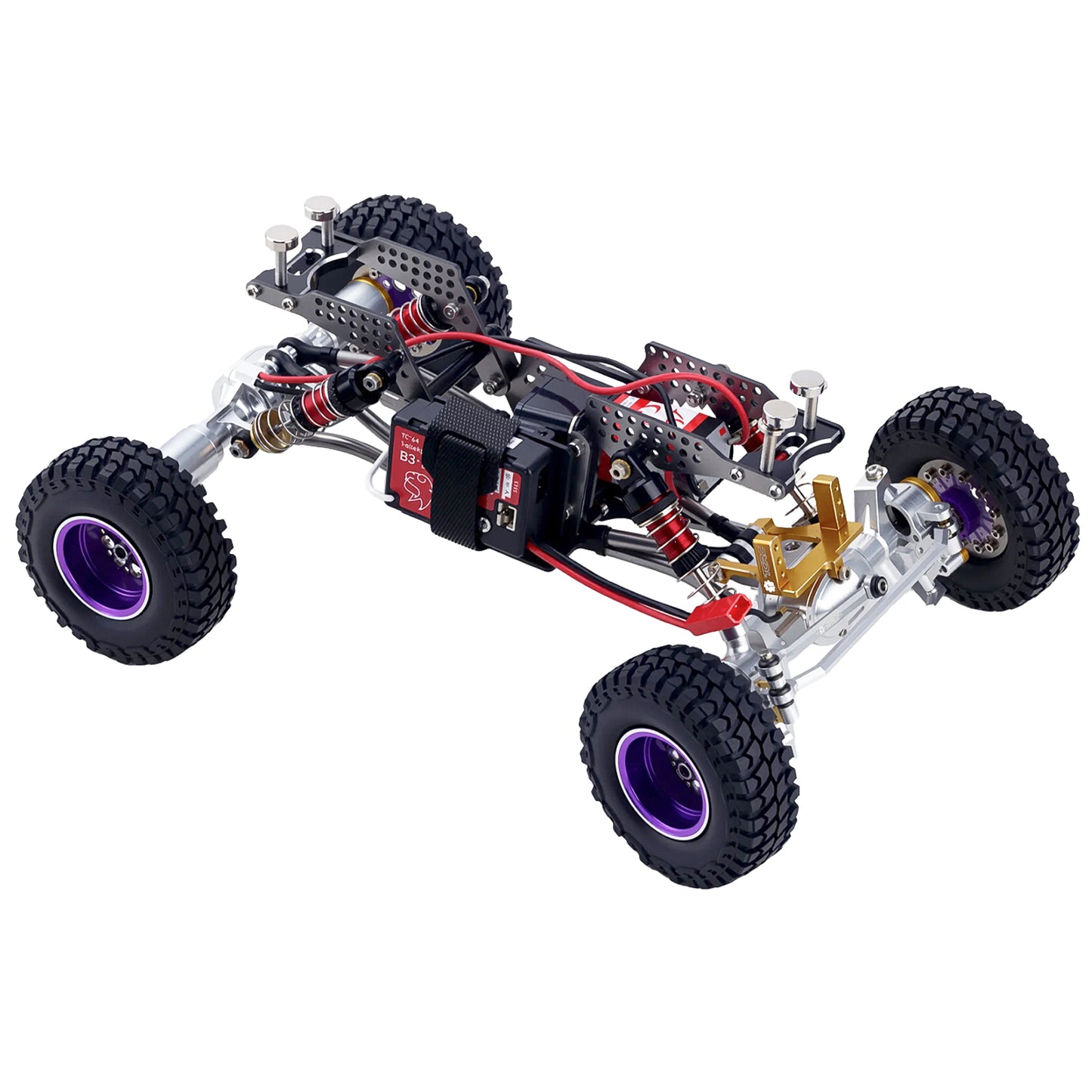 TCRC GR5 Titanium LCG Chassis Kit Frame Rail for Redcat Ascent-18