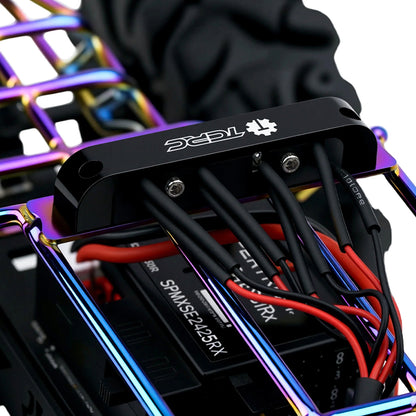 TCRC Metal Roll Cage Body Shell with Aluminum LED Lamp Holder for 1/24 Axial AX24 XC-1