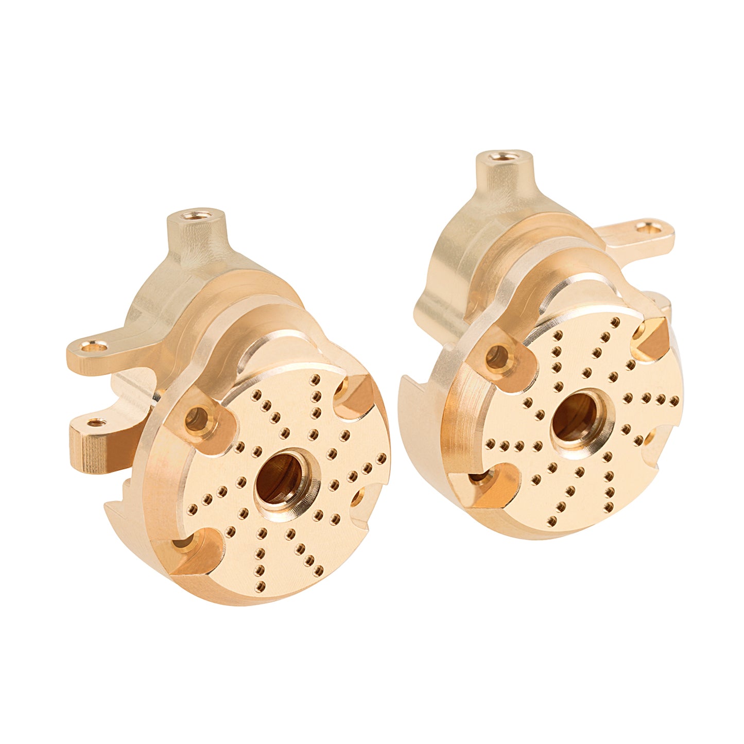 TCRC Brass Front Steering Knuckles Outer Portal Cover+Inner Portal Cover Housing 33g/Pair Weights for Redcat Ascent-18