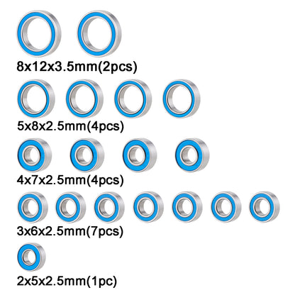 TCRC Rubber Sealed Bearing Kit for HPI Venture18