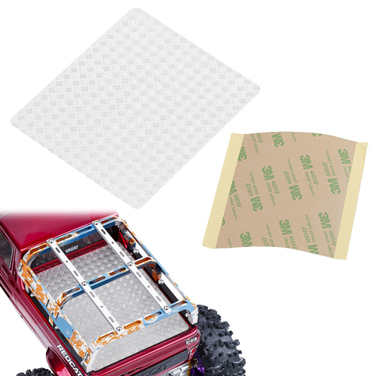 TCRC Stainless Steel Rear Body Anti-skid Plate Board for Redcat Ascent-18 1/18 scale RC Rock Crawler
