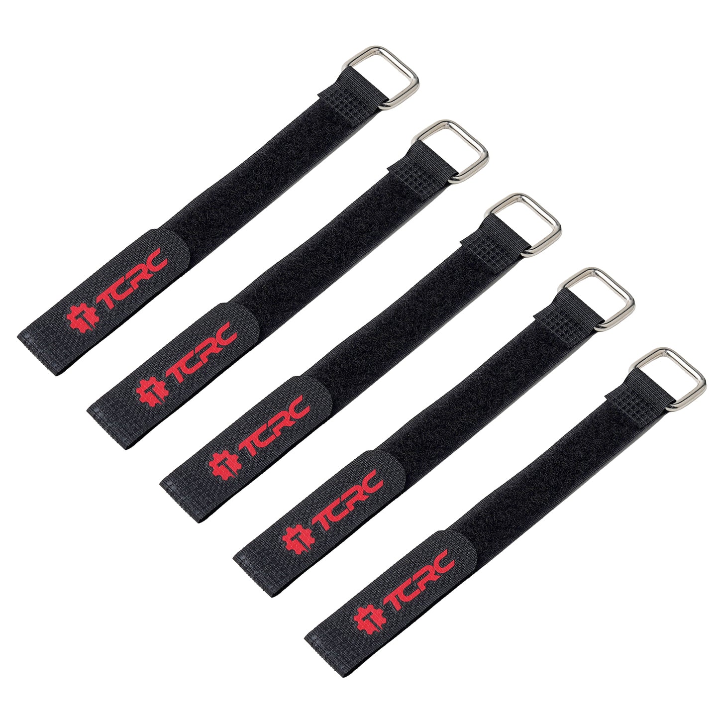 TCRC 5PCS Nylon RC Battery Straps Reusable Cable Straps Adjustable Cinch Straps