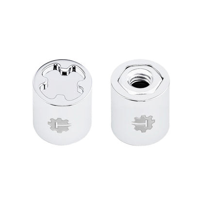 TCRC 4PCS Aluminum M4 Nut Wheel Rim Center Cap Manual Locking Hubs