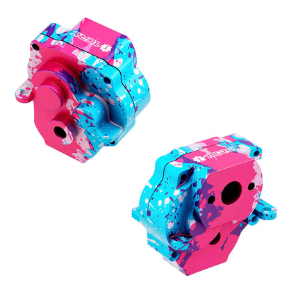 TCRC Splash Anodizing Aluminum Gearbox Housing Transmission Case for 1/18 TRX4M Defender Bronco F-150