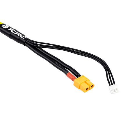 TCRC 1pc 600mm 2S XT60 Lipo Battery Charging / Balance Cable Leads with 4mm/5mm Bullet Connector