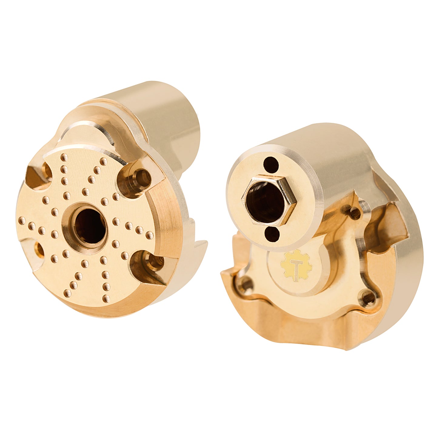TCRC Brass Rear Outer Portal Cover+Inner Portal Cover Housing 34g/Pair Weights for Redcat Ascent-18