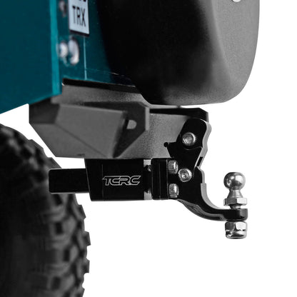 TCRC Metal Bumper Trailer Hitch Tow Hook Receiver Kit for 1/18 TRX4M Defender Bronco