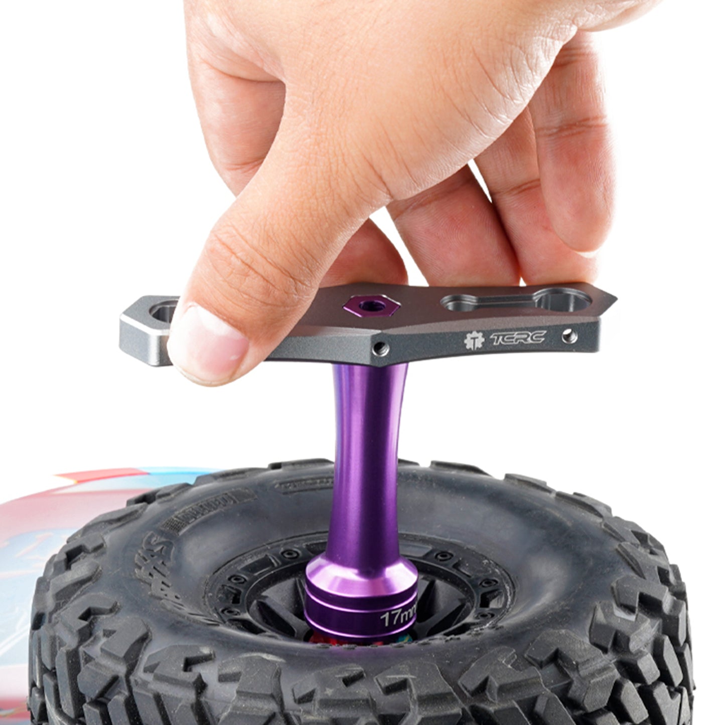TCRC Interchangeable 17mm & 24mm Wheel Hex Nut Socket Sleeve Wrench RC Spanner Repair Tool For 1/6 1/8 1/10 scale RC Car Trucks Crawler Buggy