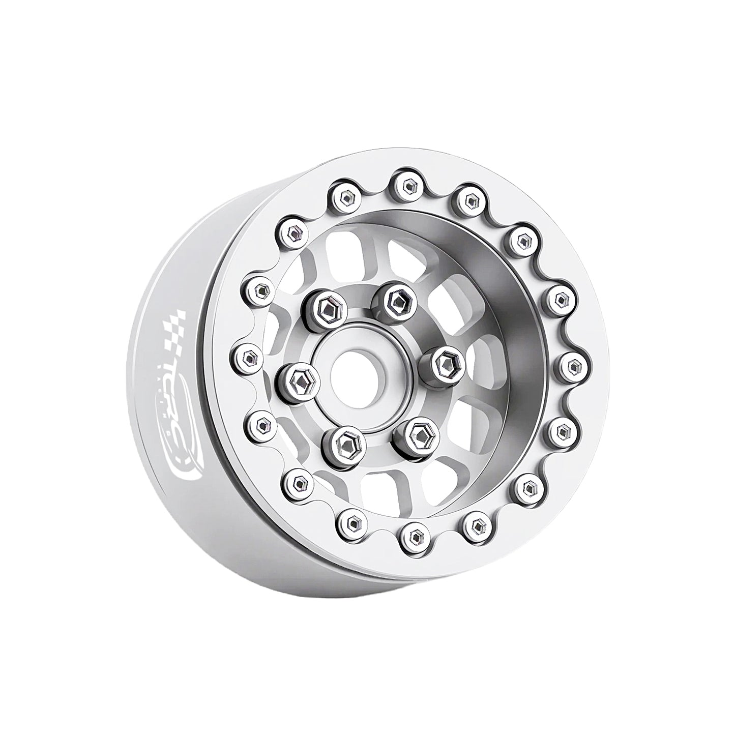 TCRC 4PCS Deep Dish Splash Anodizing Aluminum 1.55 Inch Wheels Hubs