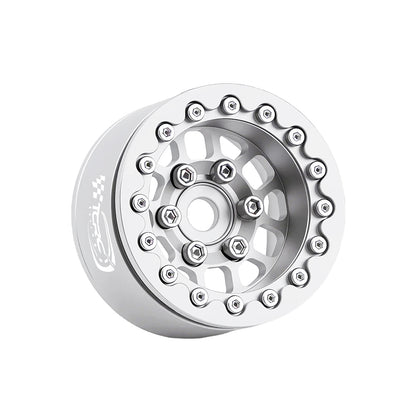 TCRC 4PCS Deep Dish Splash Anodizing Aluminum 1.55 Inch Wheels Hubs