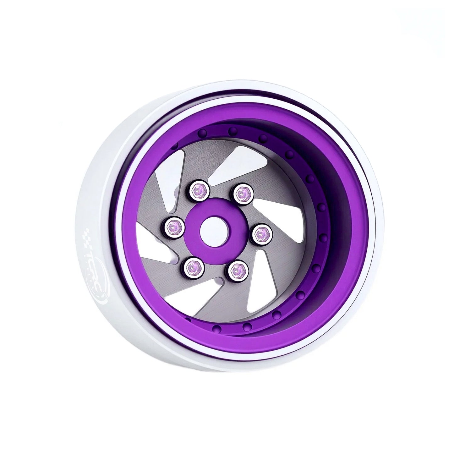 TCRC 4PCS Grade 5 Titanium Wheel Face Aluminum 1.0 Inch Wheels Hubs