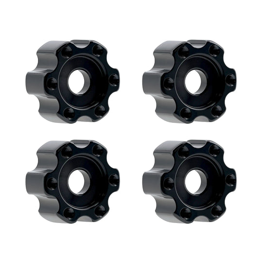 TCRC 4PCS Aluminum 7mm Wheel Hex Hubs 6MM/8MM/10MM Extension Adapters for All TCRC Designed 1.0inch 1.3inch Wheel Hubs