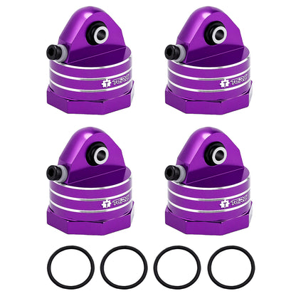 TCRC 4PCS Aluminum Shock Caps for 1/8 Traxxas Maxx Slash