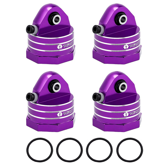 TCRC 4PCS Aluminum Shock Caps for 1/8 Traxxas Maxx Slash