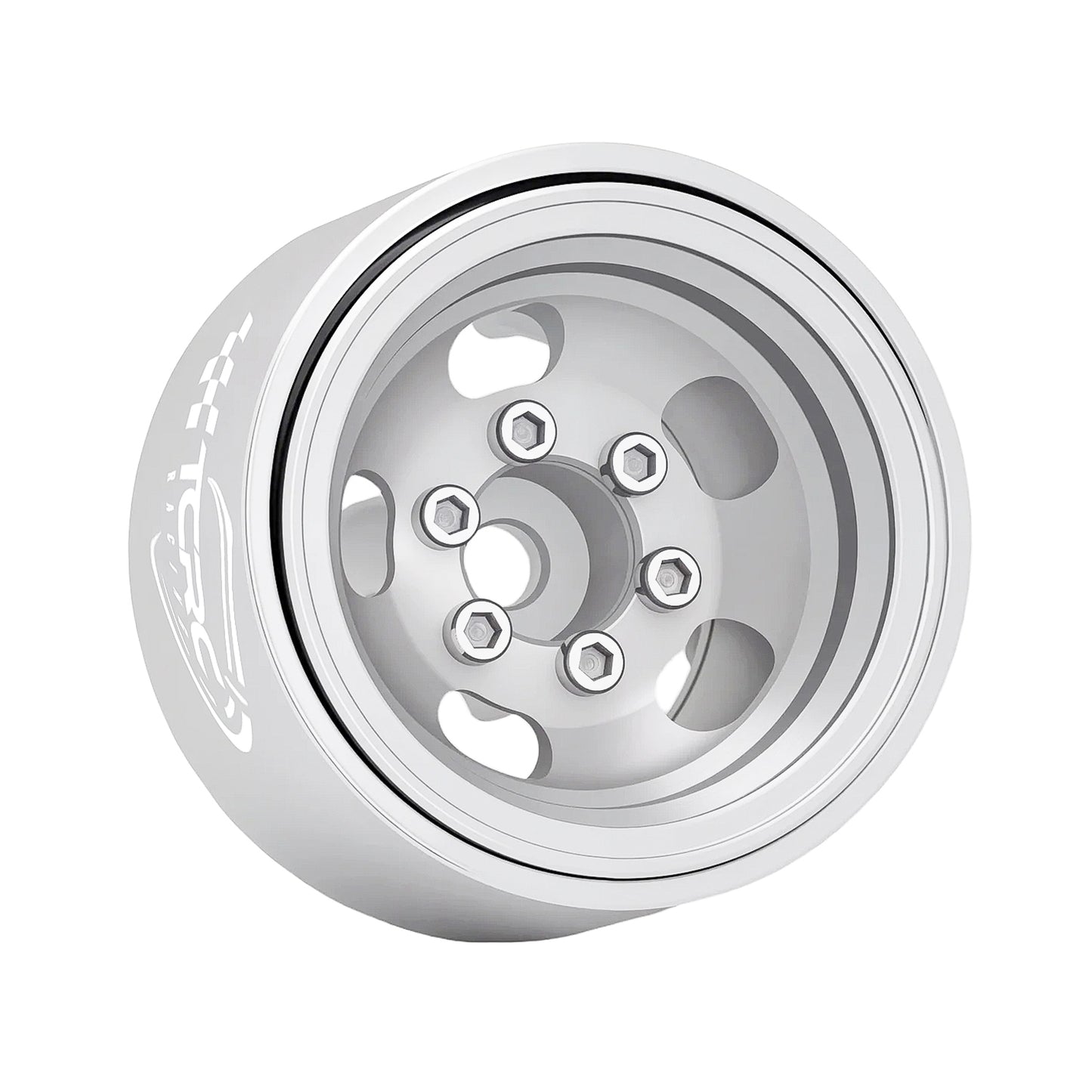 TCRC 4PCS Aluminum Deep Dish 1.0 Inch Beadlock Wheels Hubs