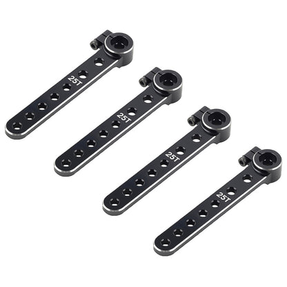 TCRC 4PCS 7075 Aluminum 25T Extension Servo Arms Horns