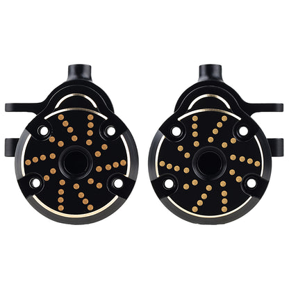 TCRC Brass Front Steering Knuckles Outer Portal Cover+Inner Portal Cover Housing 33g/Pair Weights for Redcat Ascent-18