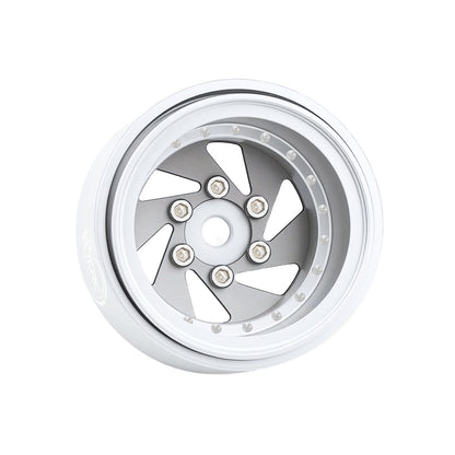 TCRC 4PCS Grade 5 Titanium Wheel Face Aluminum 1.0 Inch Wheels Hubs