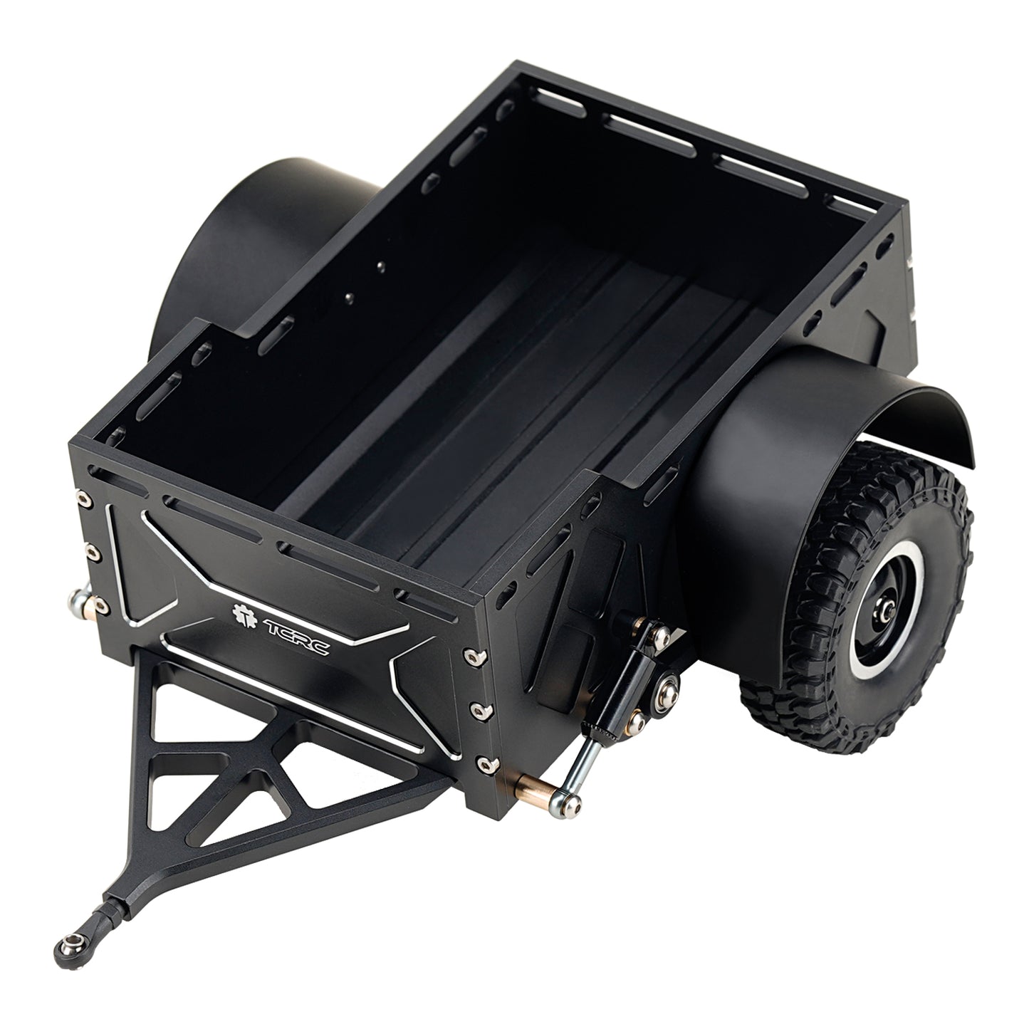 TCRC Heavy Duty RC Mini Box Trailer For 1/16 1/18 1/24 RC Crawler Car