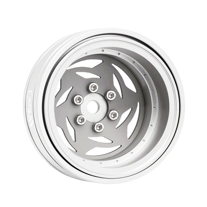 TCRC 4PCS Grade 5 Titanium Wheel Face Aluminum 1.3 Inch Wheels Hubs