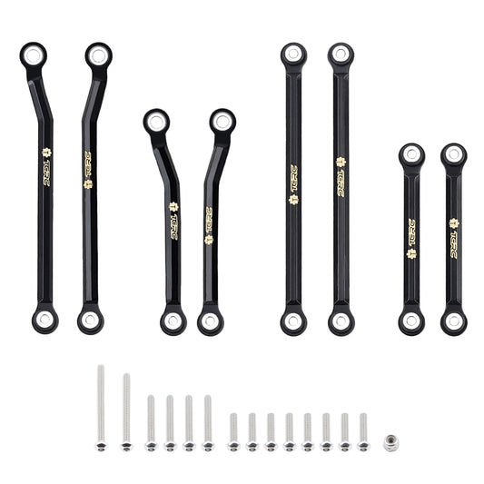 TCRC Brass High Clearance Chassis Links Set for 1/18 TRX4M Defender Bronco