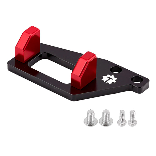 TCRC Aluminum Servo Mounting Plate,transfer the ASD from rear to the Transmission for Axial 1/8 AXP8 Gilamon Trail Buggy