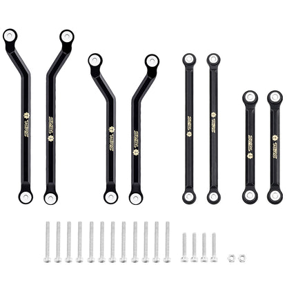 TCRC Brass High Clearance Chassis Links Set for Axial SCX24 Chevrolet C10 JLU Bronco Base Camp 1/24 RC Crawler Car