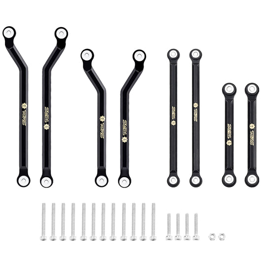 TCRC Brass High Clearance Chassis Links Set for Axial SCX24 Chevrolet C10 JLU Bronco Base Camp 1/24 RC Crawler Car