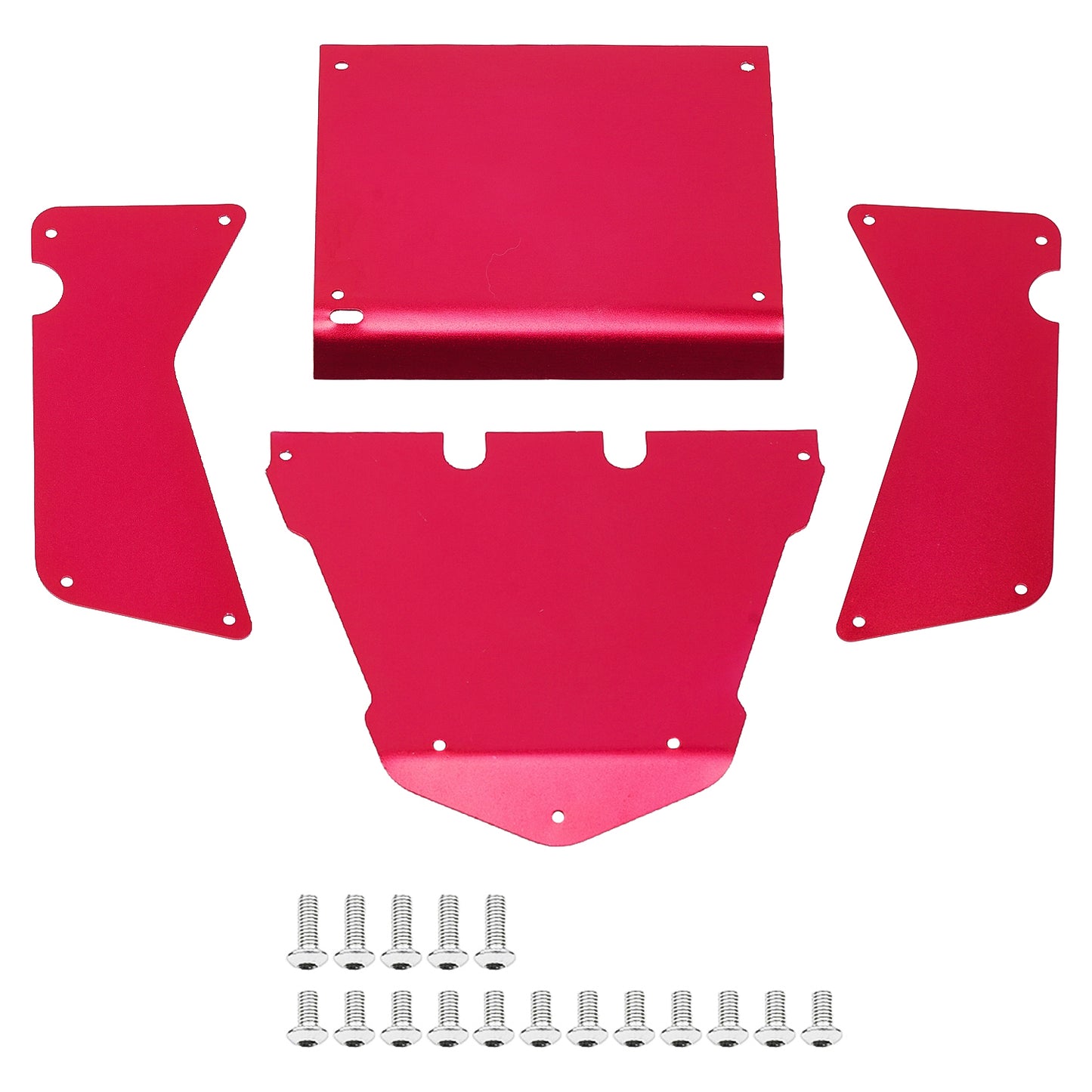 TCRC Aluminum RC Body Guard Armor Protective Shell Plate Set for Axial 1/8 AXP8 Gilamon Trail Buggy
