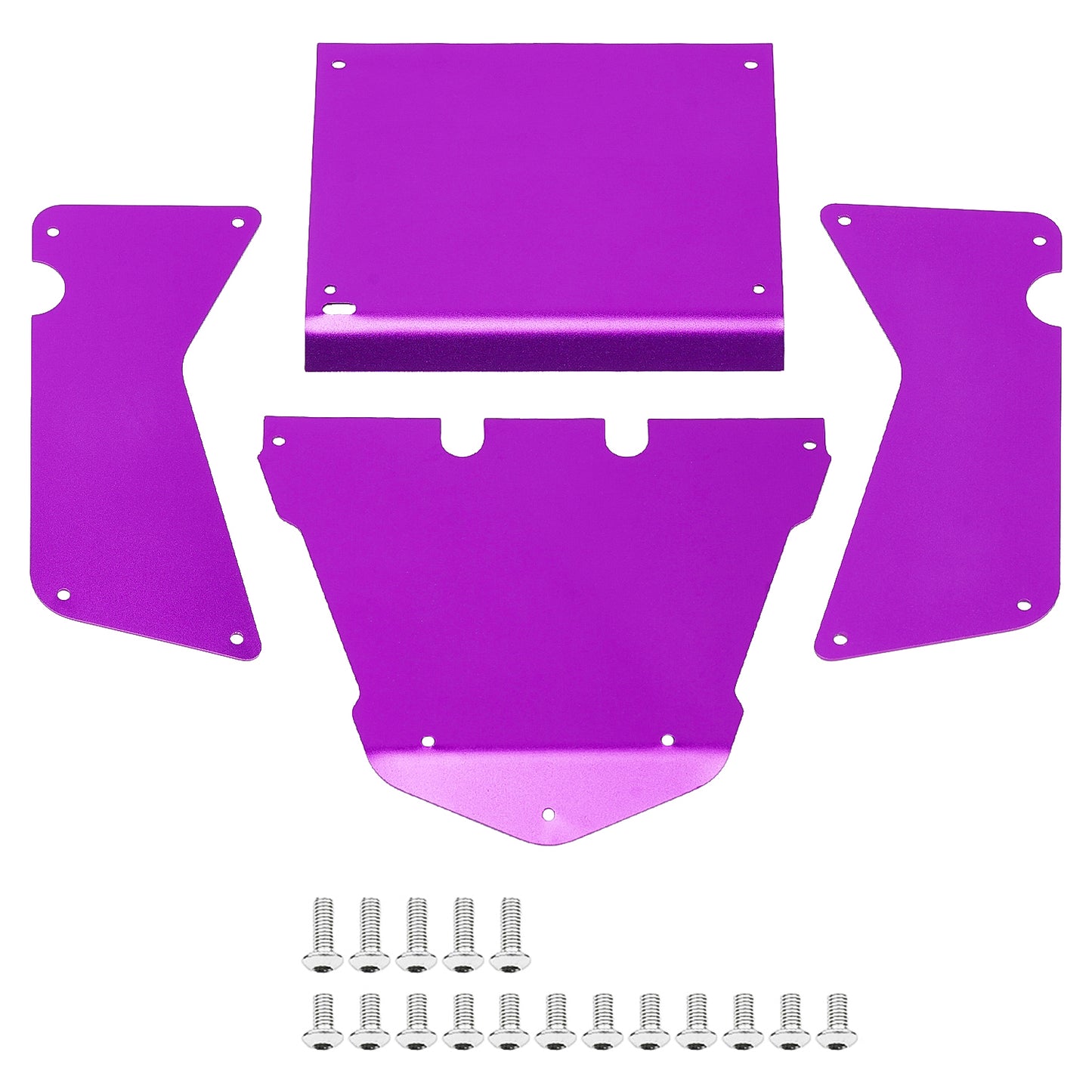 TCRC Aluminum RC Body Guard Armor Protective Shell Plate Set for Axial 1/8 AXP8 Gilamon Trail Buggy