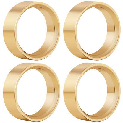 TCRC 4PCS Brass Internal Beadlock Ring Clamp Ring Fit Narrow RC 1.3inch Wheel Hubs