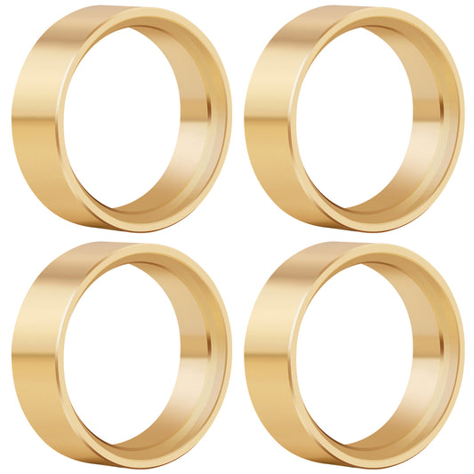 TCRC 4PCS Brass Internal Beadlock Ring Clamp Ring Fit Narrow RC 1.3inch Wheel Hubs