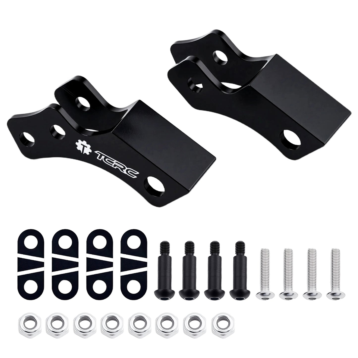 TCRC 7075 Aluminum Reverse Mount Spring Hanger Conversion Kit for 1/10 RC4WD TF2&TF2 LWB