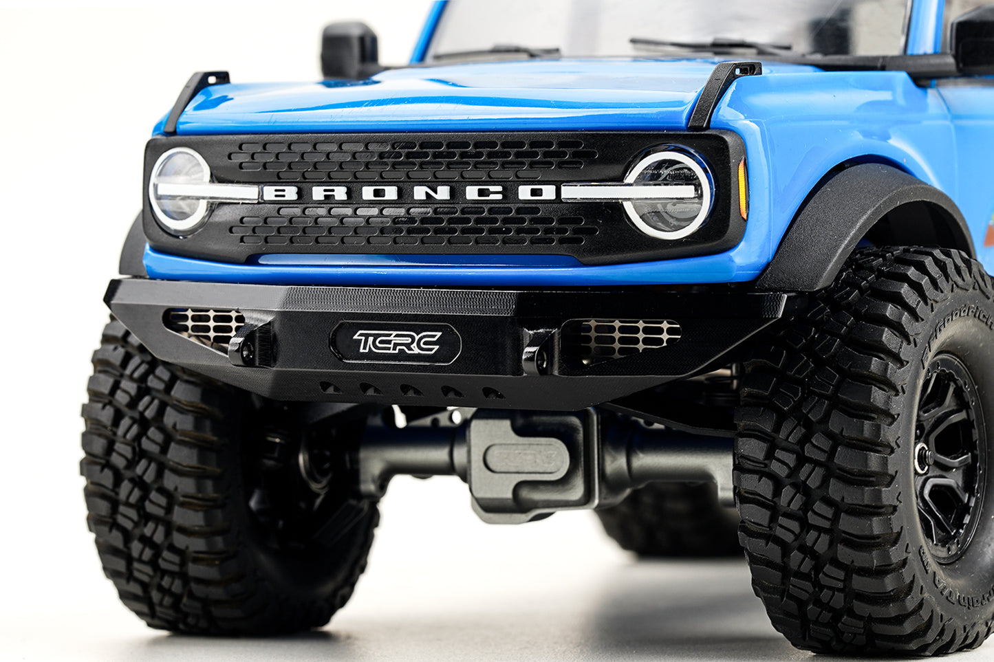 TCRC Aluminum Front and Rear Bumpers Set for 1/18 TRX4M Bronco