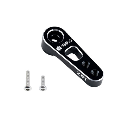 TCRC 7075 Aluminum Front 25T Servo Horn with M3 Threaded Holes for Axial 1/8 AXP8 Gilamon Trail Buggy