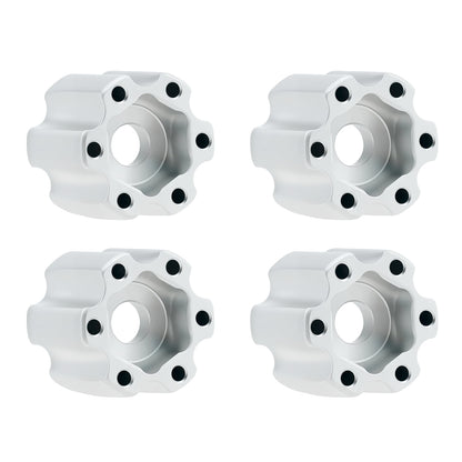 TCRC 4PCS Aluminum 7mm Wheel Hex Hubs 6MM/8MM/10MM Extension Adapters for All TCRC Designed 1.0inch 1.3inch Wheel Hubs
