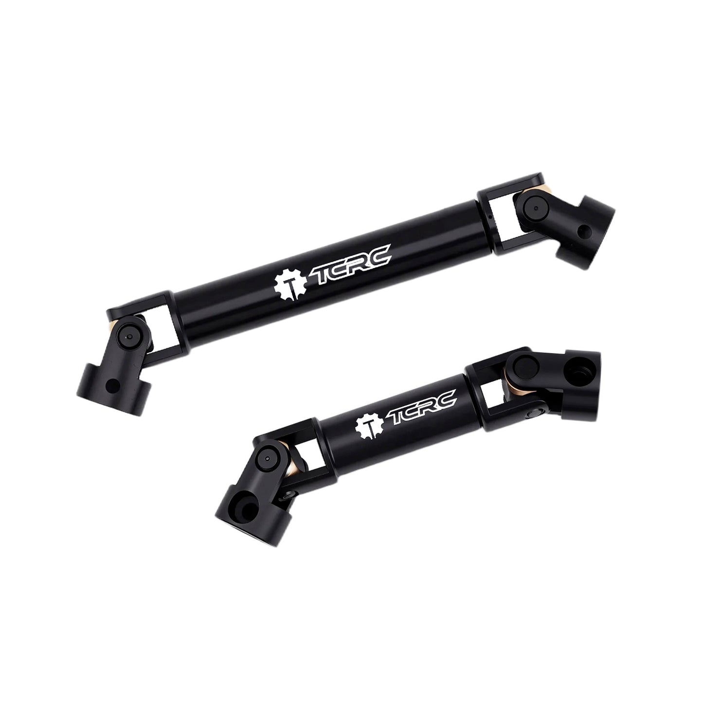 TCRC 2PCS Hard Alloy Steel 4140 Chromoly Drive Shafts For 1/24 Axial SCX24 C10 JLU Bronco Base Camp 4Runner
