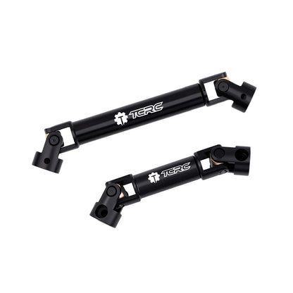 TCRC 2PCS Hard Alloy Steel 4140 Chromoly Drive Shafts For 1/24 Axial SCX24 C10 JLU Bronco Base Camp 4Runner