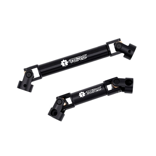 TCRC 2PCS Hard Alloy Steel 4140 Chromoly Drive Shafts For 1/24 Axial SCX24 C10 JLU Bronco Base Camp 4Runner