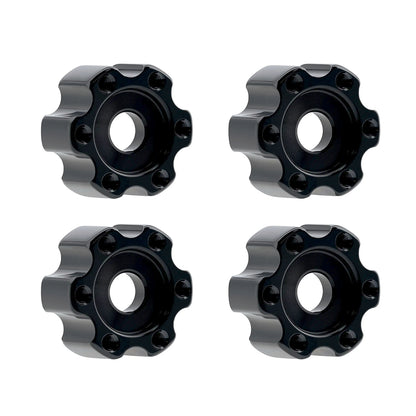 TCRC 4PCS Aluminum 7mm Wheel Hex Hubs 6MM/8MM/10MM Extension Adapters for All TCRC Designed 1.0inch 1.3inch Wheel Hubs