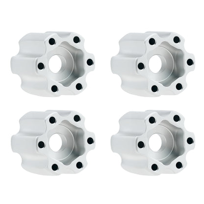 TCRC 4PCS Aluminum 7mm Wheel Hex Hubs 6MM/8MM/10MM Extension Adapters for All TCRC Designed 1.0inch 1.3inch Wheel Hubs