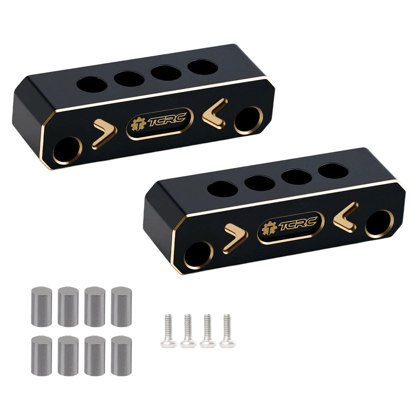 TCRC Brass Boulder Bars Adjustable Weights with Tungsten Slugs for HPI Venture18