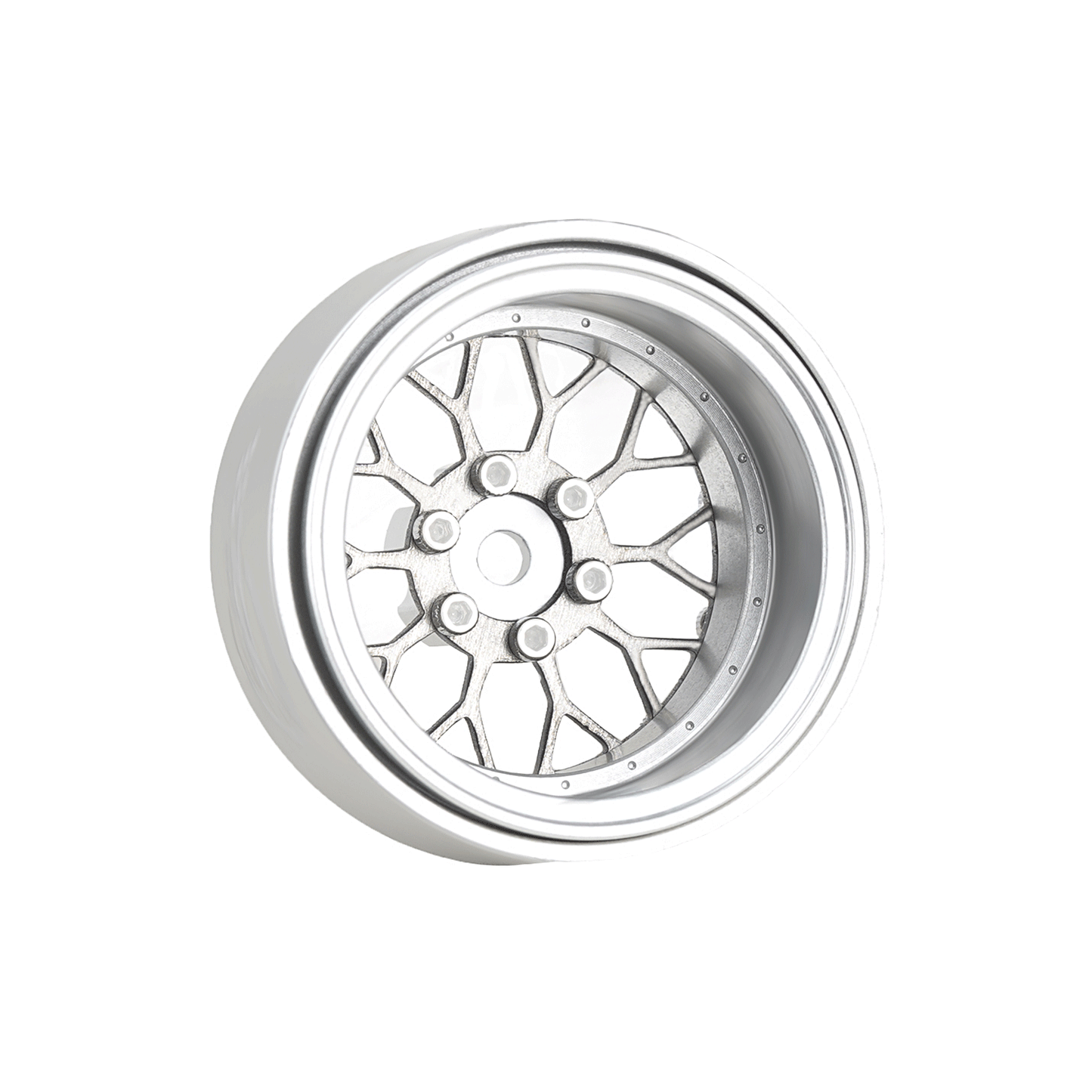 TCRC 4PCS Grade 5 Titanium Wheel Face Aluminum 1.3 Inch Wheels Hubs